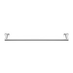 Chrom wieszak na ręczniki do łazienki pojedynczy 60cm CORNER
