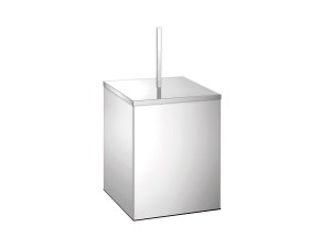 Inox kosz 5L na śmieci łazienkowy z pokrywką