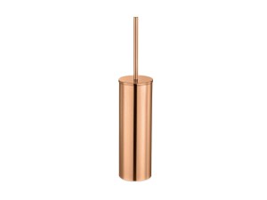 Rose gold 24K półmat szczotka do toalety stojąca