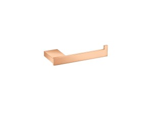 Rose gold 24K uchwyt na papier toaletowy prosty MONOGRAMM
