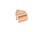 Rose gold 24K uchwyt na papier toaletowy z klapką MONOGRAMM