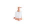 Rose gold 24K dozownik na mydło wiszący MONOGRAMM