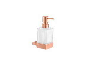 Rose gold 24K dozownik na mydło wiszący MONOGRAMM