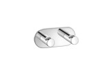 Chrom wieszak podwójny prosty CORNER