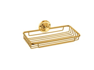 Złoto 24K retro koszyk pod prysznic VINTAGE