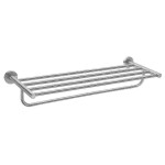 Inox półka na ręczniki z wieszakiem