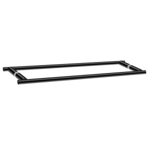 Czarny matowy pochwyt kabinowy podwójny EXTRA M116-SET-GL0732