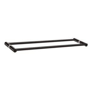 Czarny matowy pochwyt kabinowy podwójny EXTRA M116-SET-GL0712