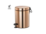 Rose gold 24K kosz 5L na śmieci łazienkowy z łagodnym opuszczaniem