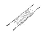 Chrom koszyk na wannę EXTRA A03-171